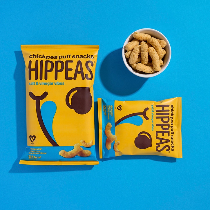 Hippeas Salt & Vinegar Vibes Chickpea Puff Snacks 22g